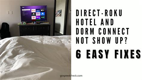 Direct roku hotel and dorm connect - It connects says connected I sometimes get it to check connection to get the prompt and that will sit but once I select hotel dorm I get a flash screen with a code for the direct-roku ##### and in less than 5 seconds it is scanning the connection and I cannot log into the direct-roku ##### to connect. the SSID disappears so if I hypothetically ...